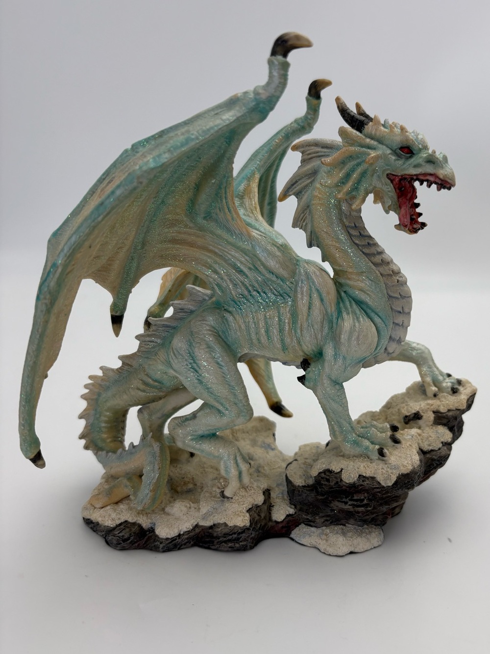 Vintage “The Elder Draconis” Summit Collection Iridescent Dragon Figurine
